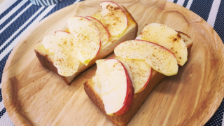 食パン リンゴアレンジ